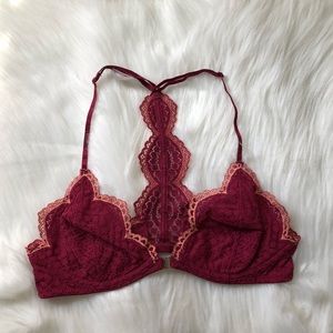 nwot fp lace bralette